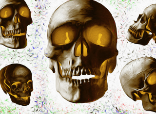 Golden Bones Wallpaper for Android, iPhone and iPad