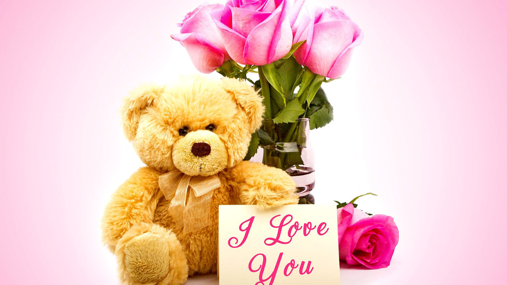 Sfondi Valentines Day, Teddy Bear 1920x1080