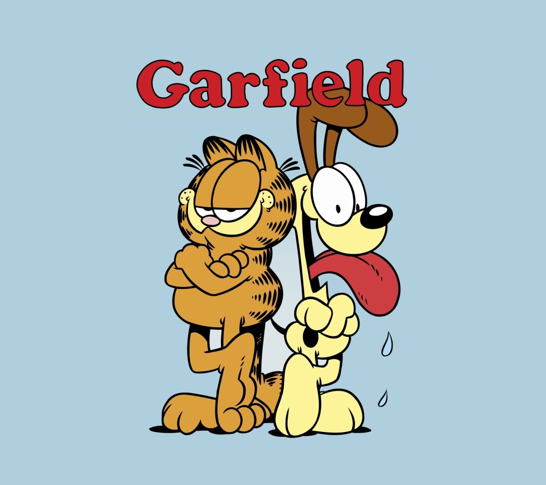 Обои Garfield Cartoon 1080x960