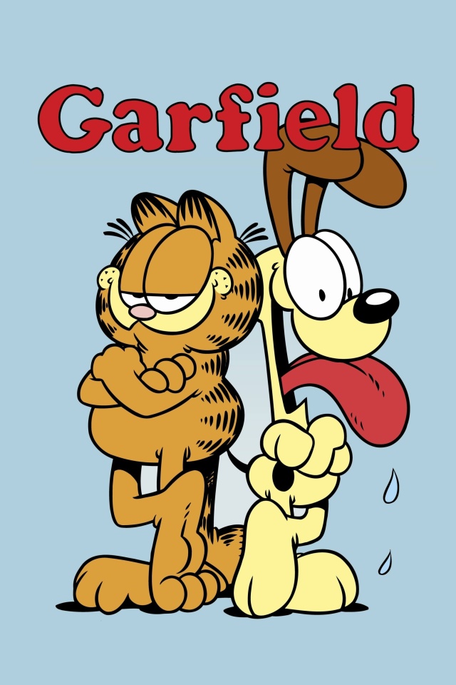 Das Garfield Cartoon Wallpaper 640x960