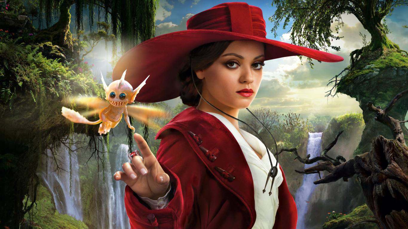 Das Mila Kunis In Oz The Great And Powerful Wallpaper 1366x768