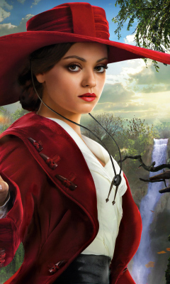 Das Mila Kunis In Oz The Great And Powerful Wallpaper 240x400