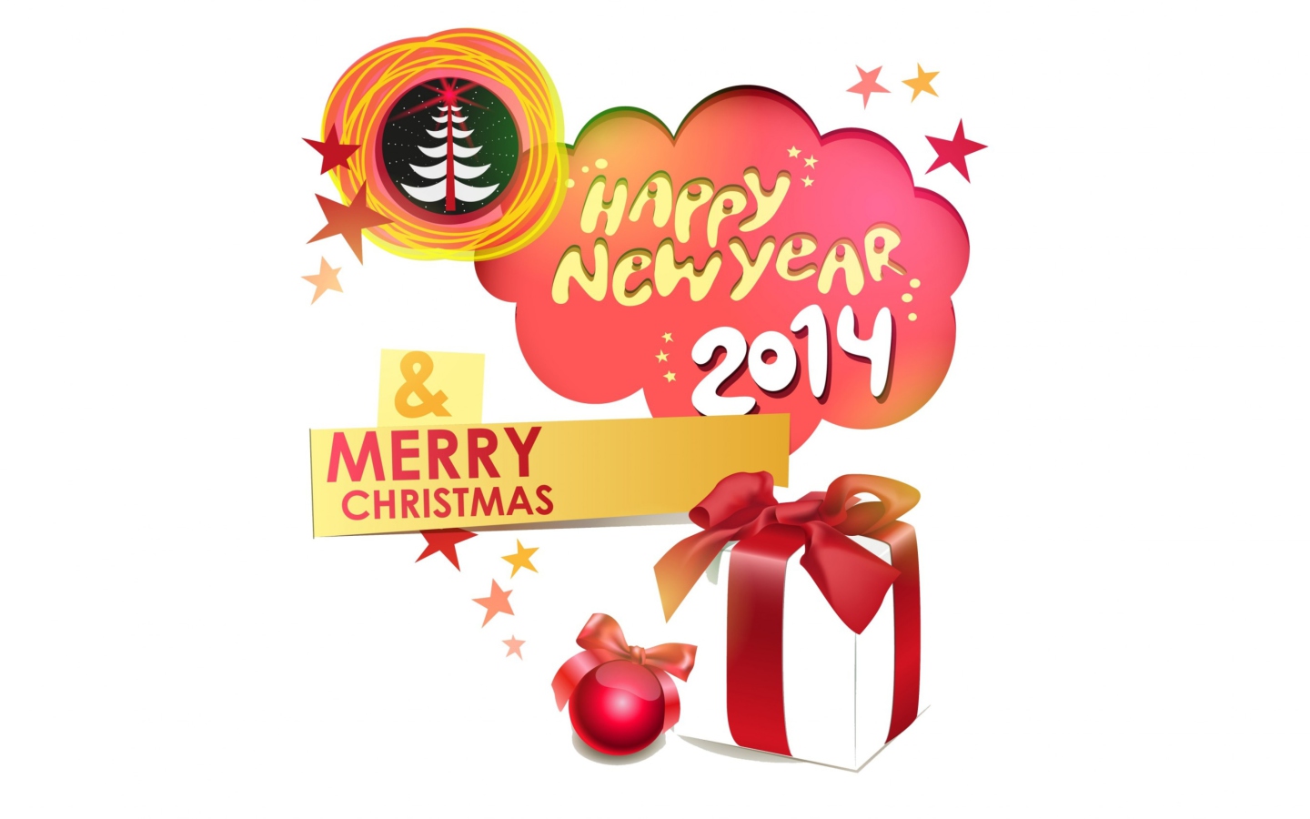 Обои Merry Christmas 2014 1440x900