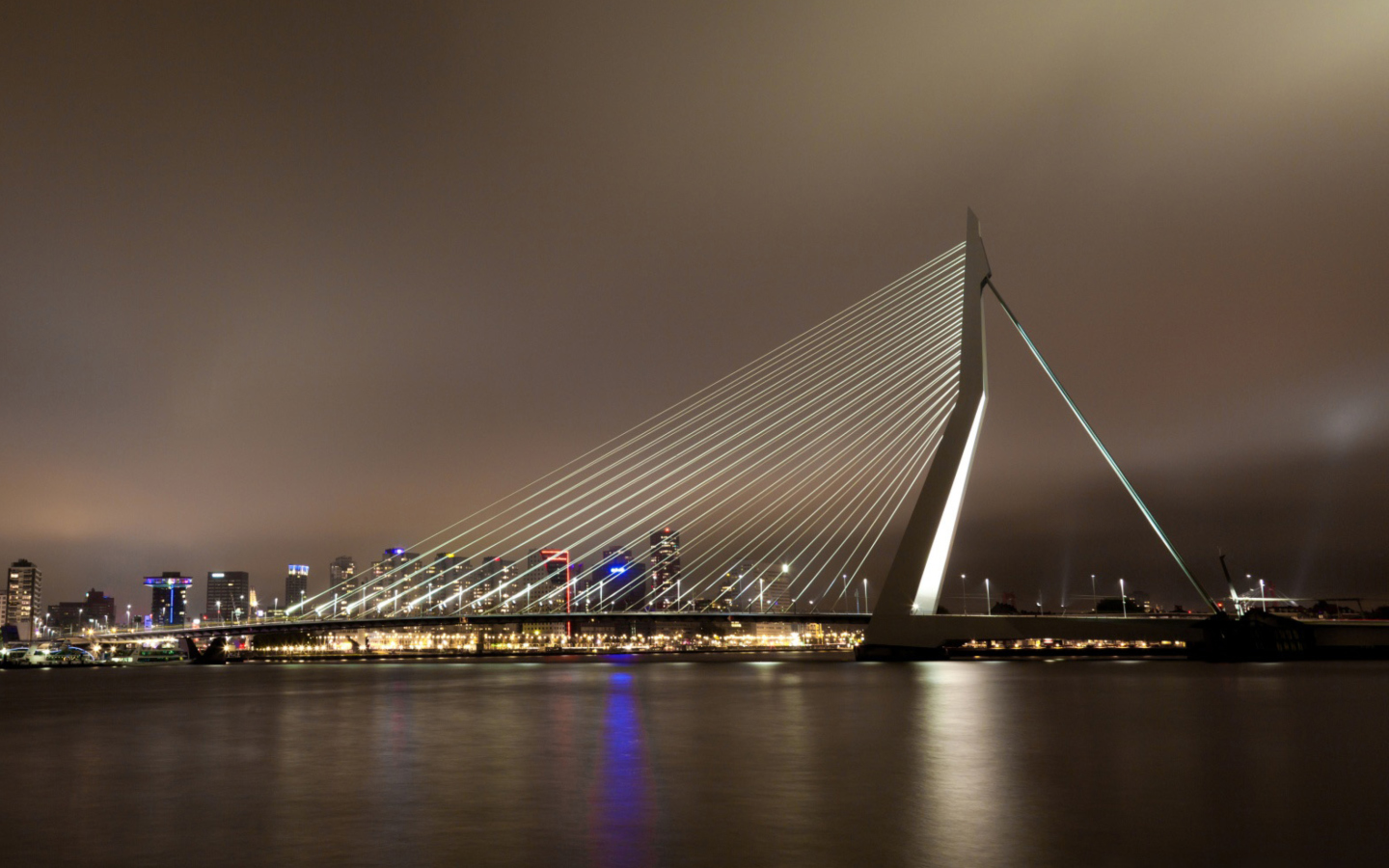 Das Erasmus Bridge Rotterdam Wallpaper 1440x900