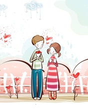 Valentines Day Date wallpaper 176x220