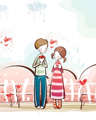 Kostenloses Valentines Day Date Wallpaper für iPhone 6 Plus