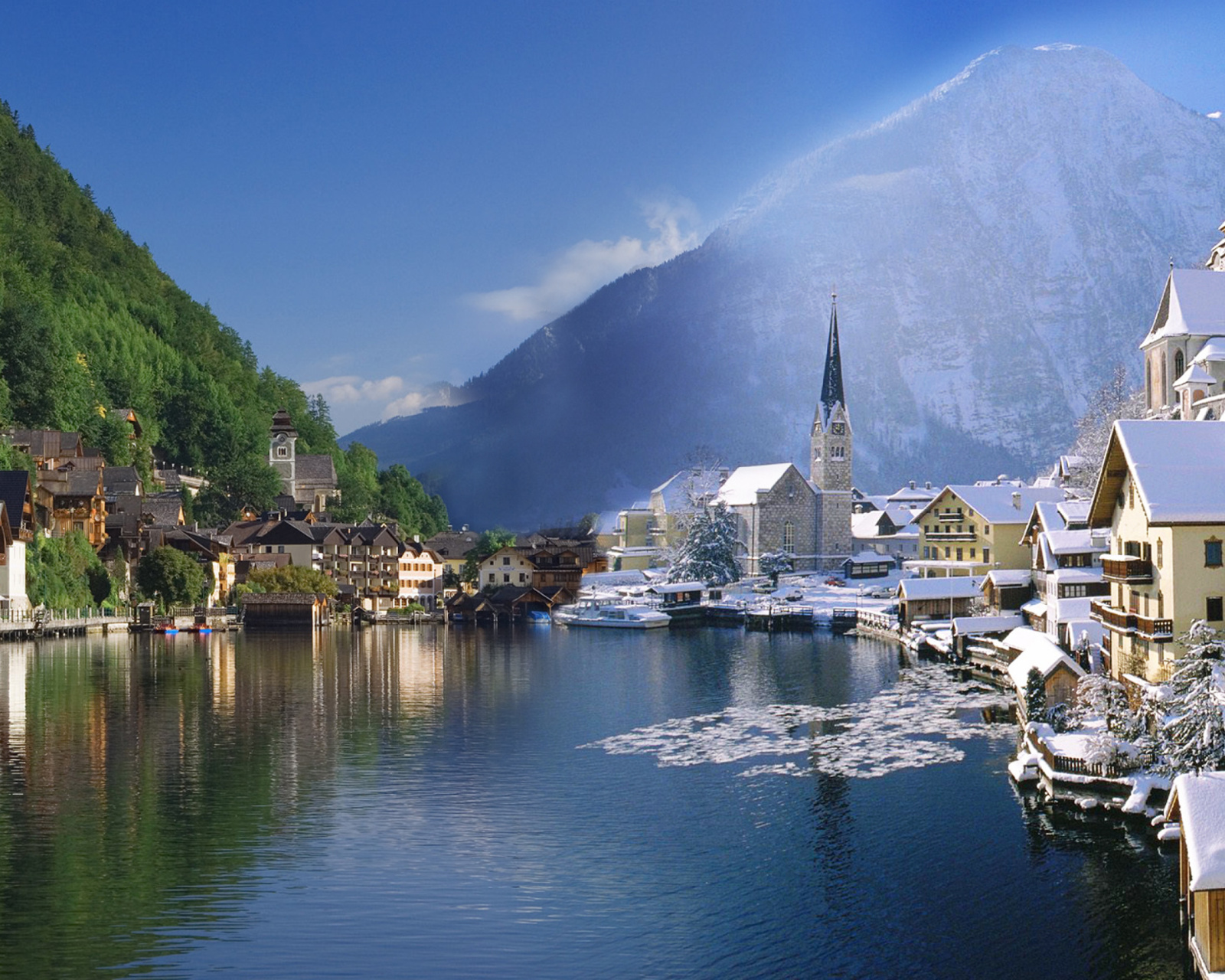 Hallstatt in Austria wallpaper 1600x1280