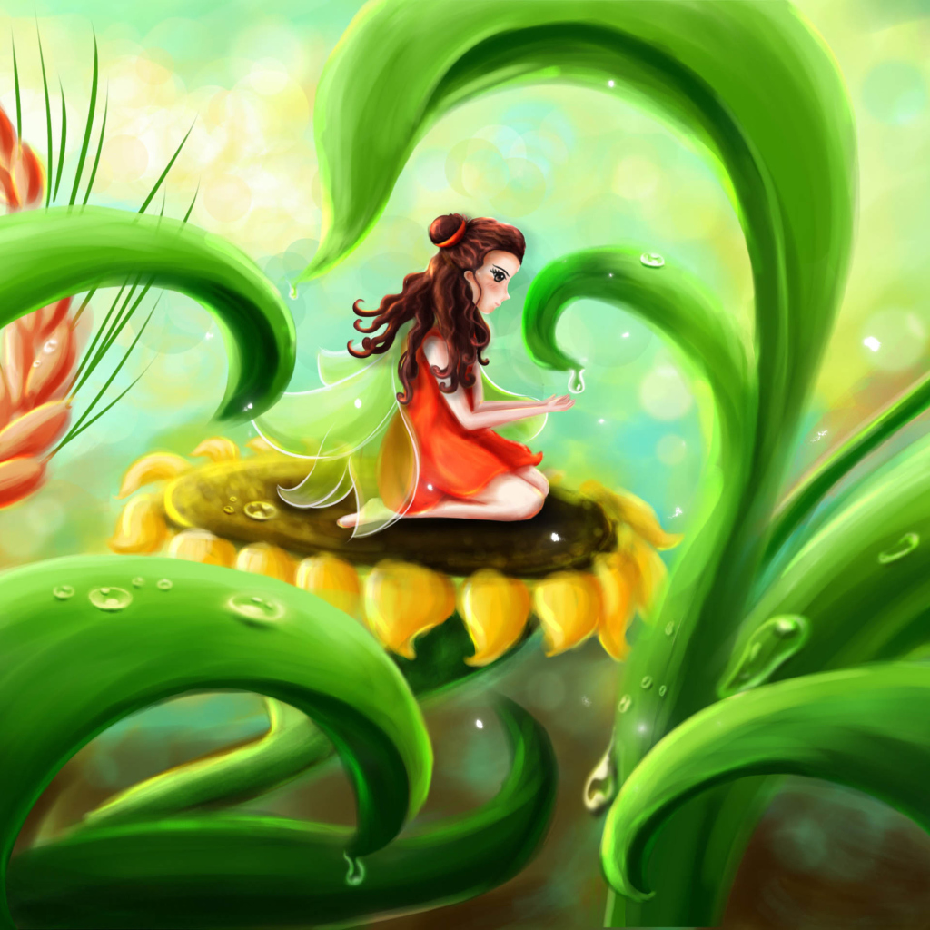 Fondo de pantalla Fairy Girl 1024x1024