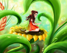 Fairy Girl wallpaper 220x176