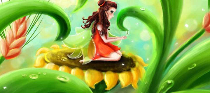 Fondo de pantalla Fairy Girl 720x320
