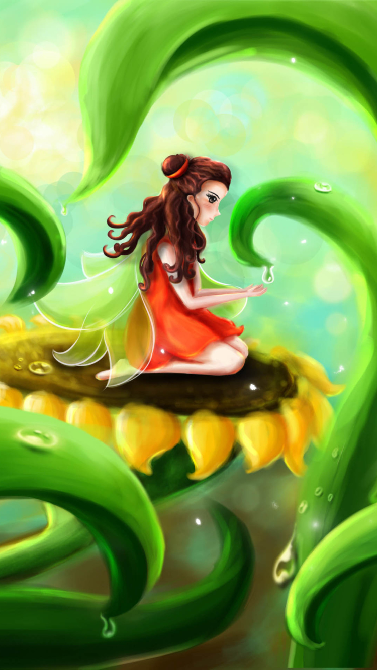 Fairy Girl wallpaper 750x1334