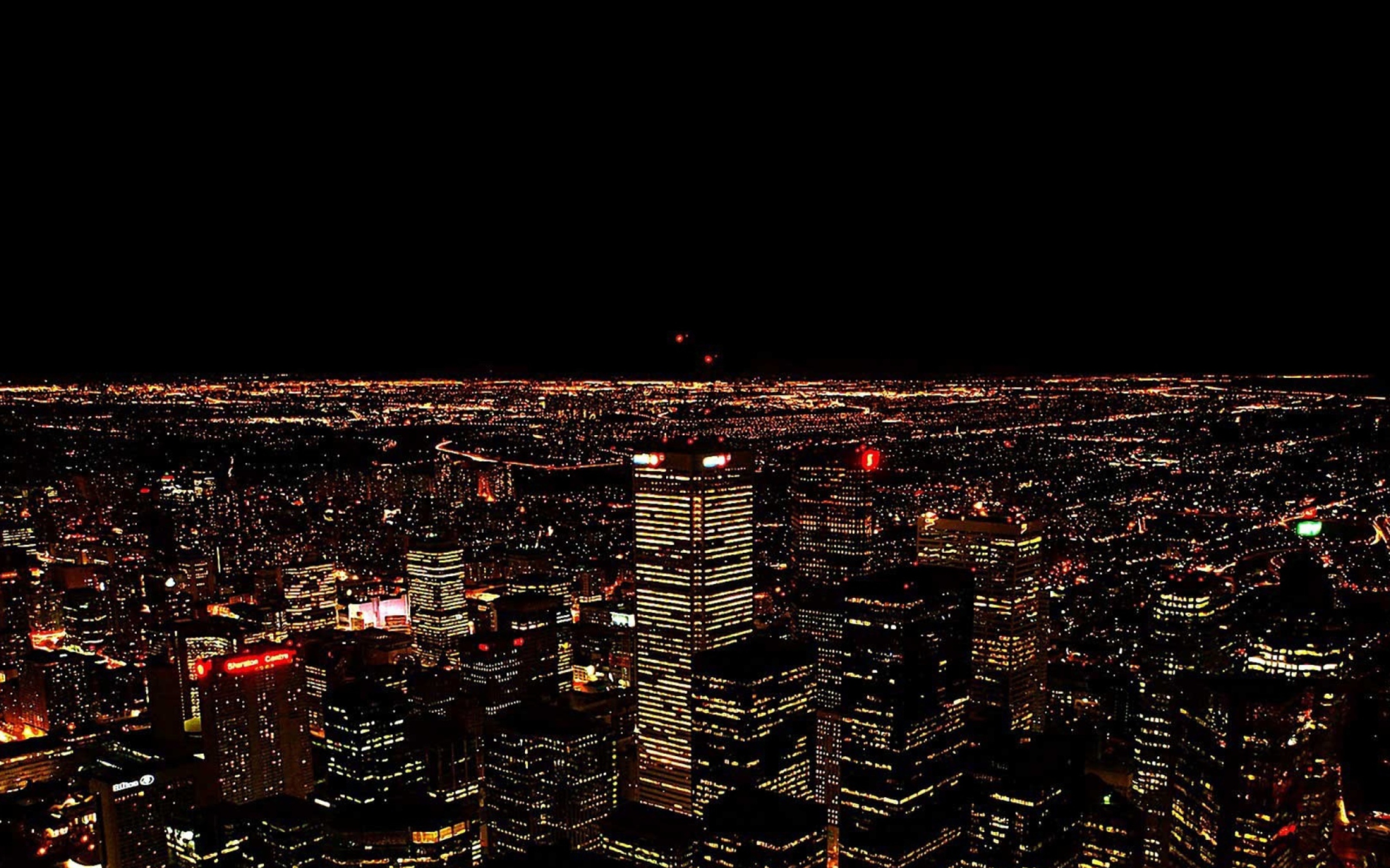 Das City Night Wallpaper 2560x1600
