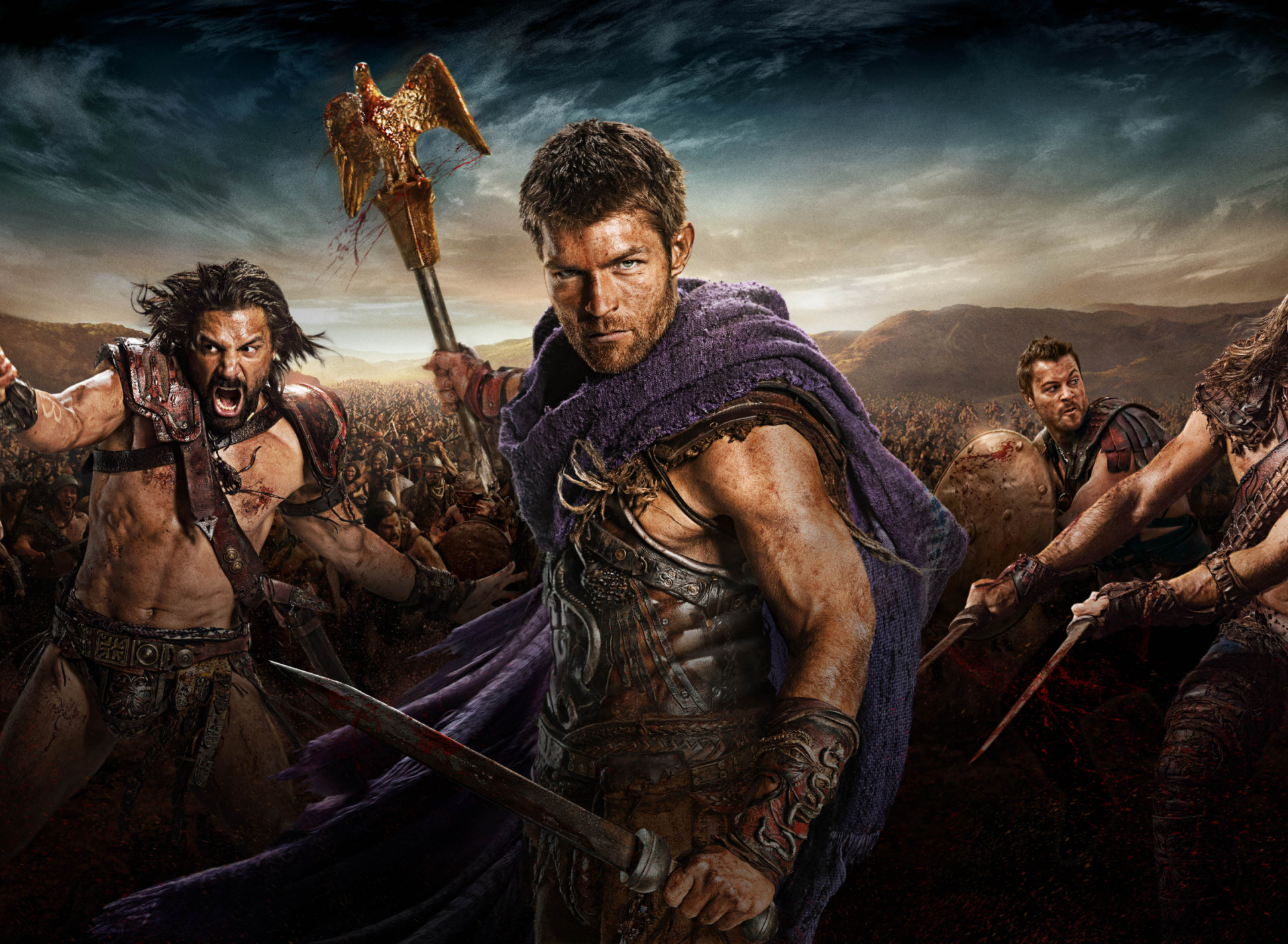 Screenshot №1 pro téma Spartacus star Liam McIntyre 1920x1408