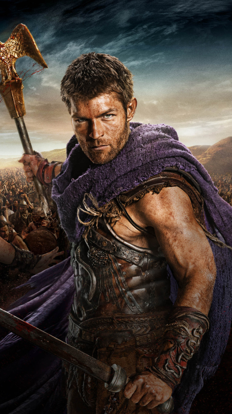 Обои Spartacus star Liam McIntyre 750x1334