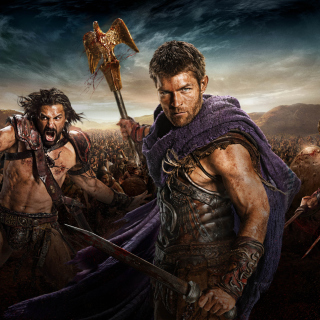Kostenloses Spartacus star Liam McIntyre Wallpaper für iPad 3