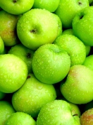 Das Green Apples Wallpaper 132x176