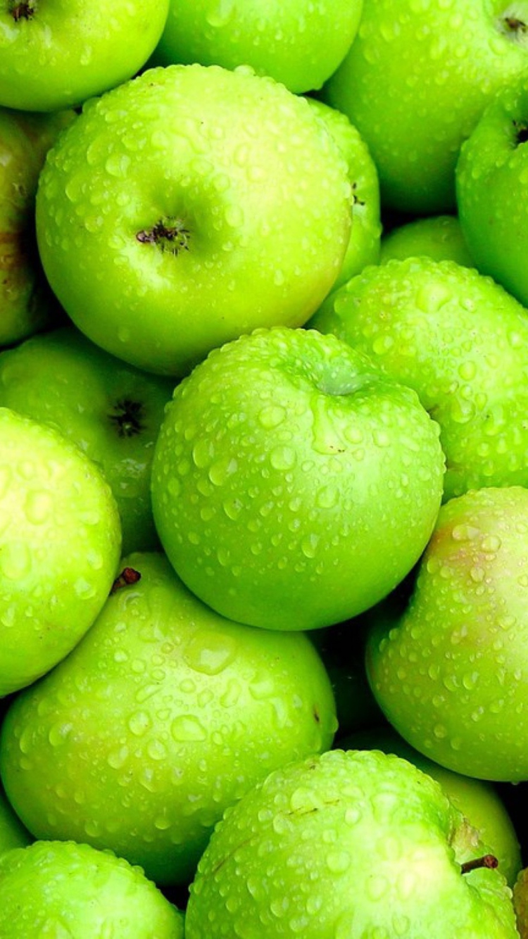 Green Apples wallpaper 750x1334