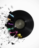 Das DJ Vinyl Wallpaper 128x160