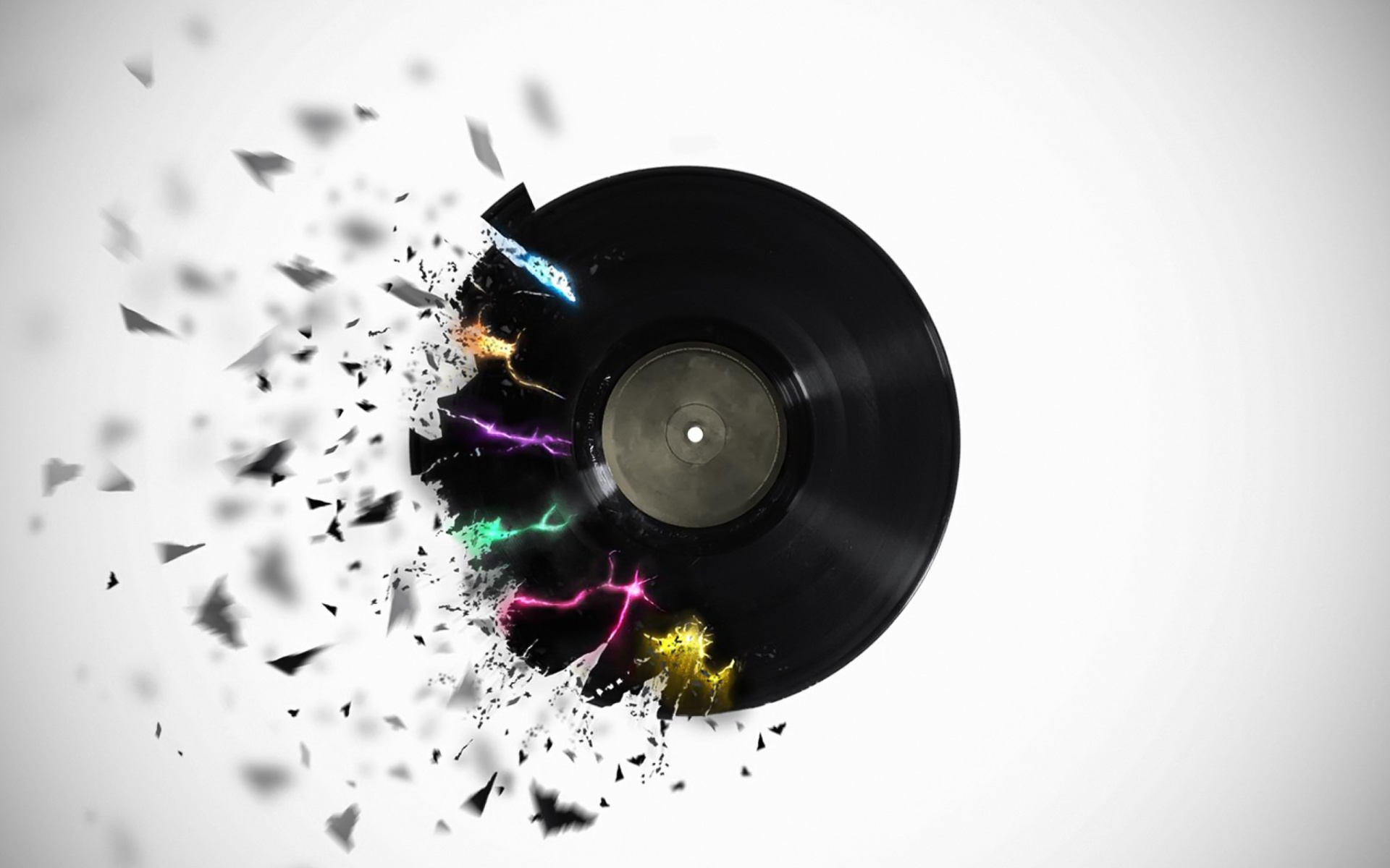 Обои DJ Vinyl 1920x1200