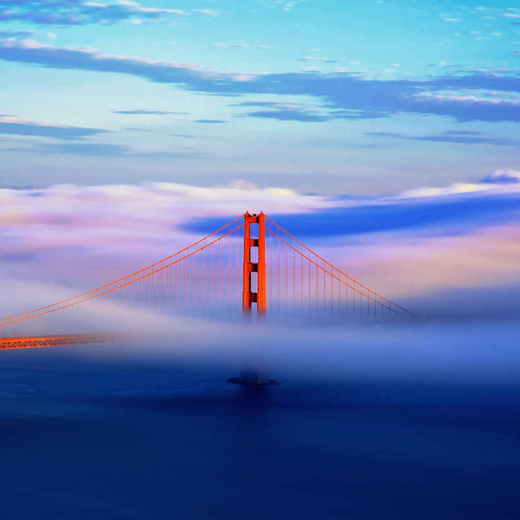 Sfondi San Francisco Golden Gate 1024x1024