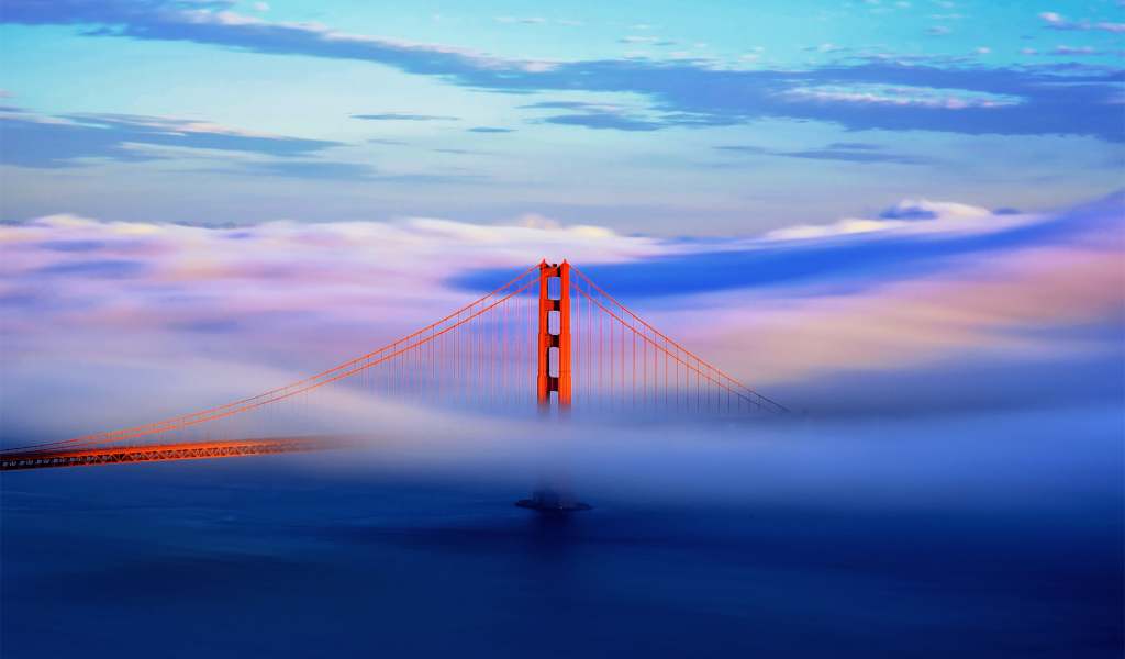 San Francisco Golden Gate wallpaper 1024x600