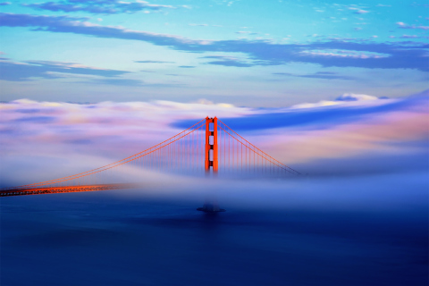 Fondo de pantalla San Francisco Golden Gate 480x320
