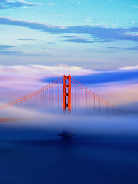 Fondo de pantalla San Francisco Golden Gate 480x640