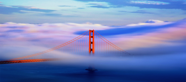San Francisco Golden Gate wallpaper 720x320