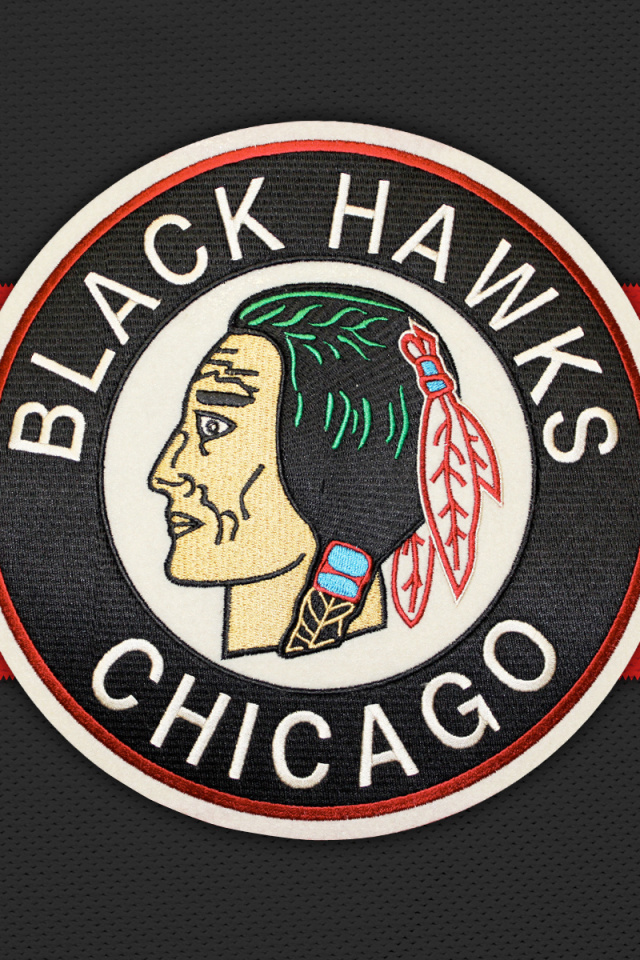 Das Blackhawks NHL Wallpaper 640x960