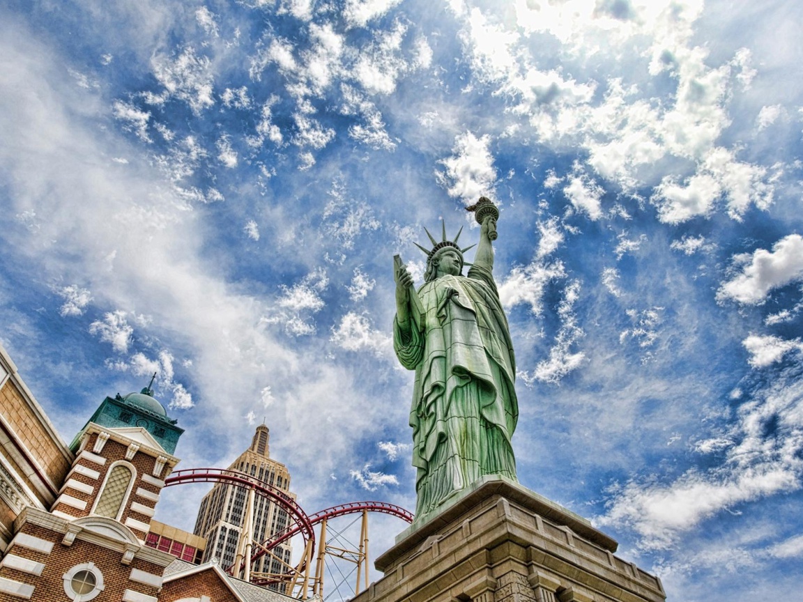 Das Statue of Liberty in Vegas Wallpaper 1152x864
