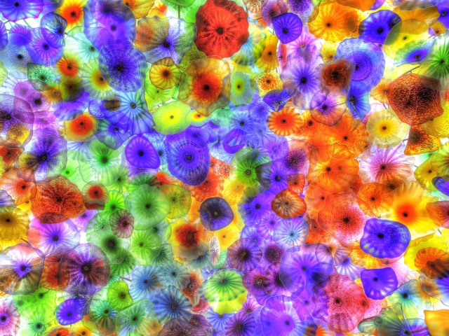 Das Colorful Glass Design Wallpaper 640x480