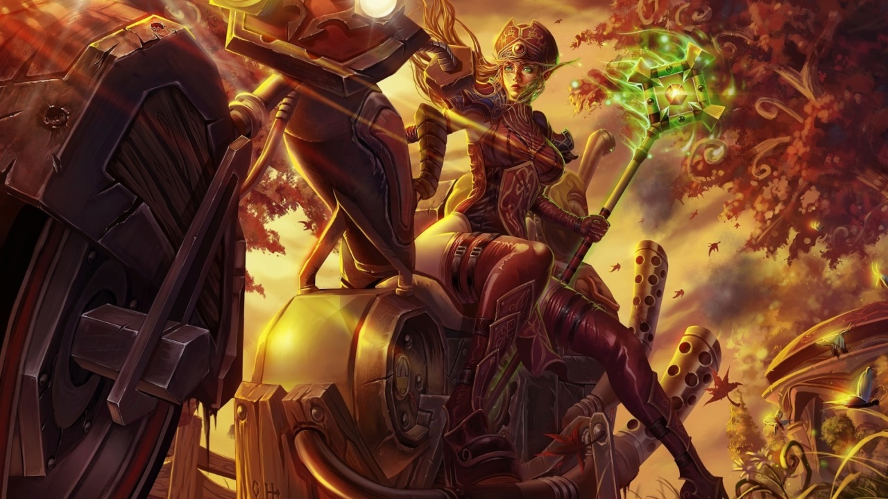 Blood Elf World of Warcraft wallpaper 1280x720