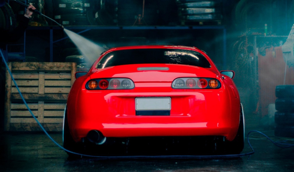 Toyota Supra wallpaper 1024x600