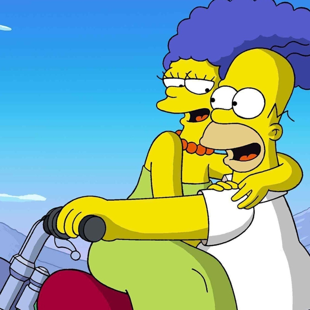 Fondo de pantalla The Simpsons Cartoon 1024x1024