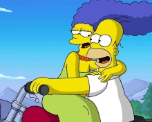 Sfondi The Simpsons Cartoon 220x176