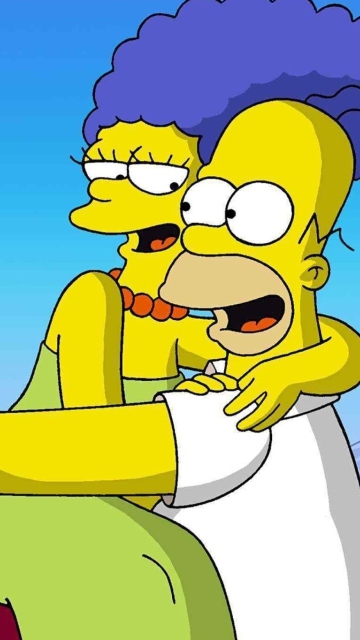 Обои The Simpsons Cartoon 360x640