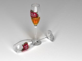Обои Stella Artois Glasses 320x240