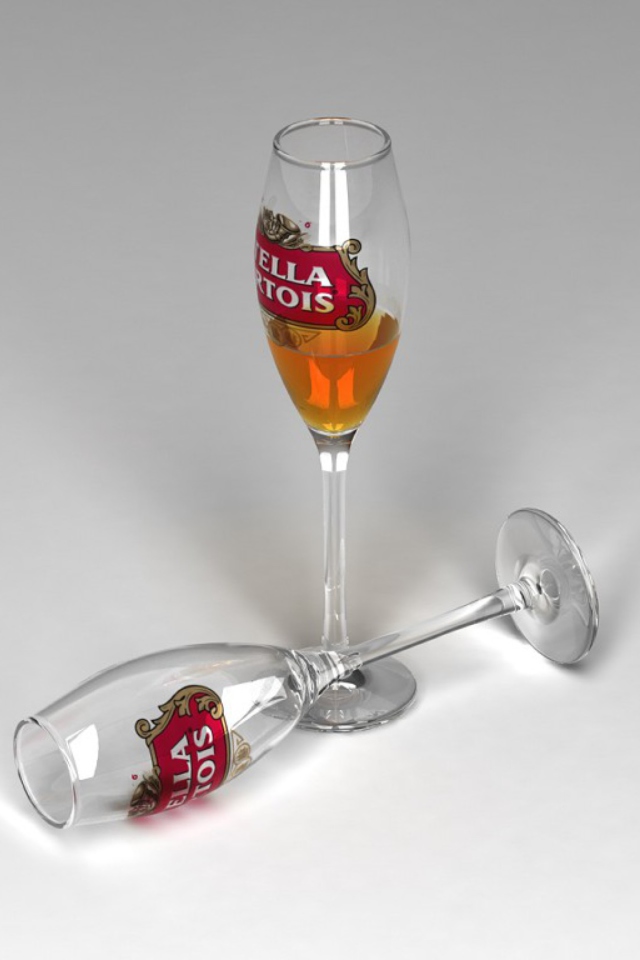 Fondo de pantalla Stella Artois Glasses 640x960