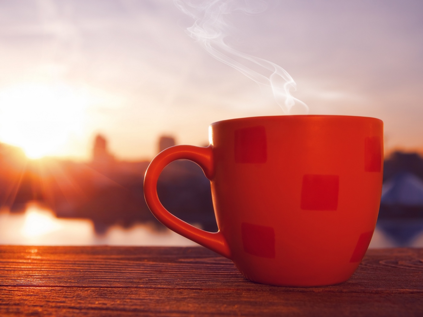Das Good Morning with Coffee Wallpaper 1400x1050