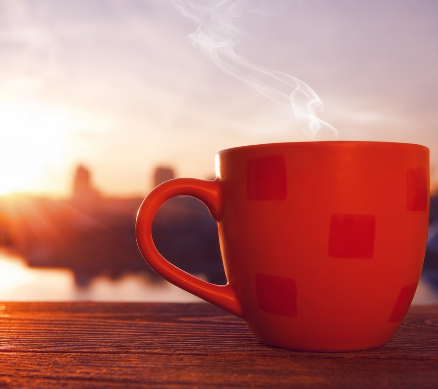 Das Good Morning with Coffee Wallpaper 1440x1280