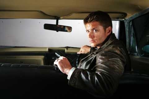 Fondo de pantalla Supernatural, Dean Winchester, Jensen Ackles 480x320