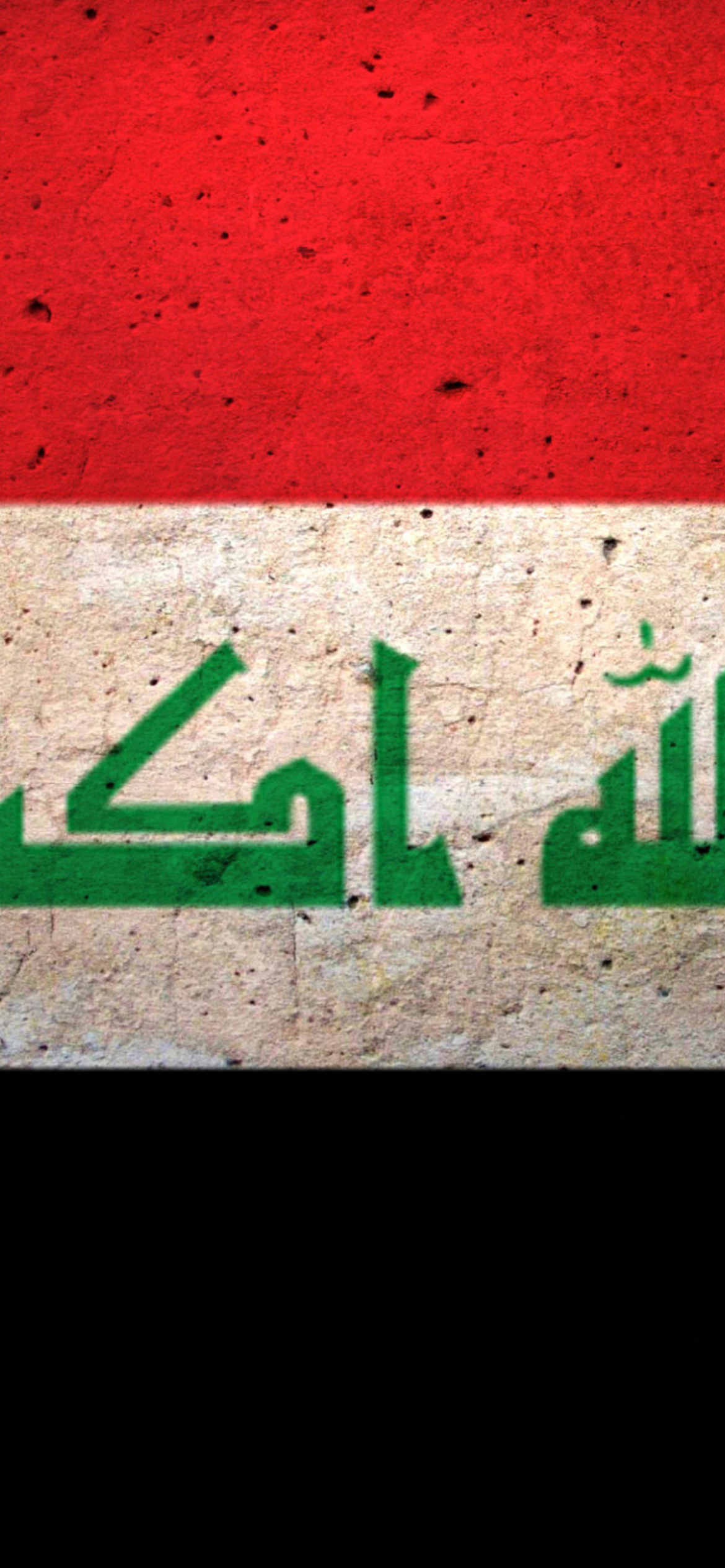 Grunge Flag Of Iraq wallpaper 1170x2532