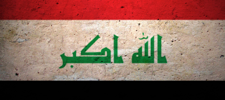 Grunge Flag Of Iraq wallpaper 720x320