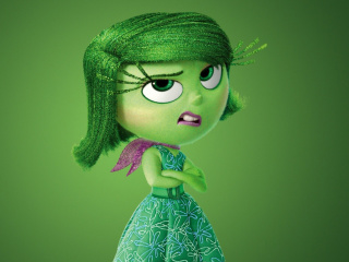 Disgust from Inside Out Cartoon wallpaper 320x240