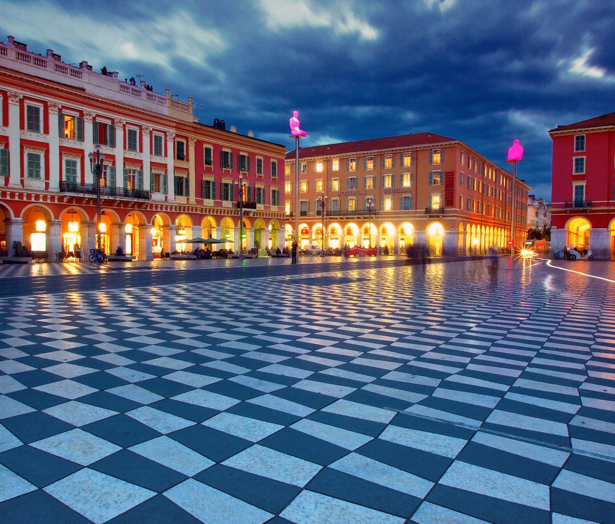 Das Place Massena, Nice Wallpaper 1200x1024