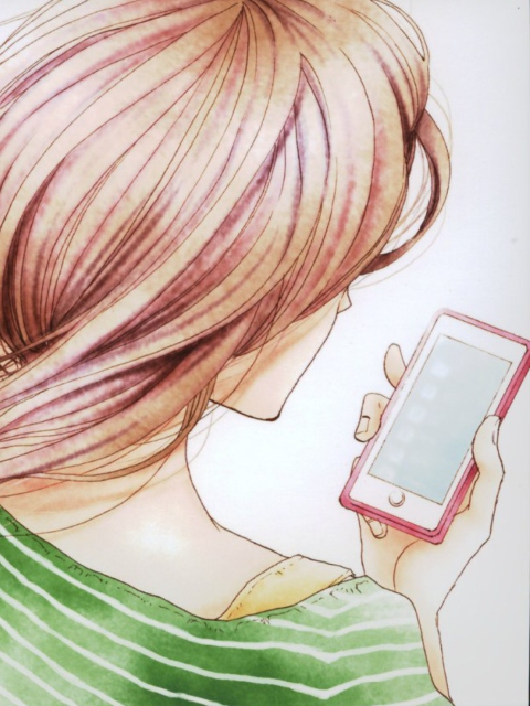 Girl with Phone screenshot #1 480x640