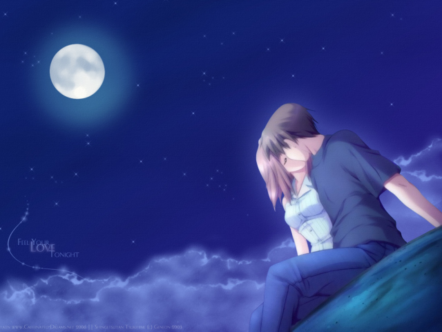 Anime Love wallpaper 640x480