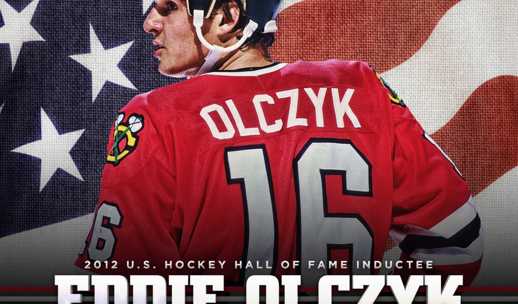 Screenshot №1 pro téma Eddie Olczyk Chicago Blackhawks 1024x600