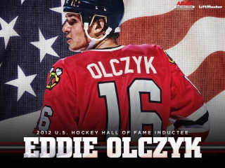 Das Eddie Olczyk Chicago Blackhawks Wallpaper 320x240
