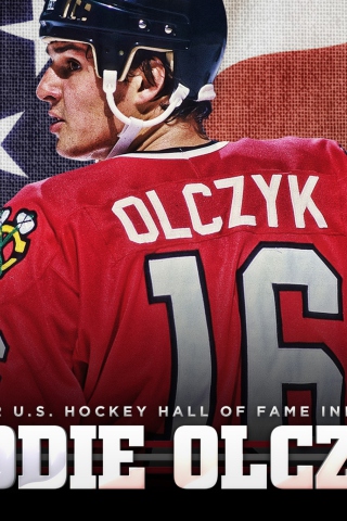 Eddie Olczyk Chicago Blackhawks screenshot #1 320x480